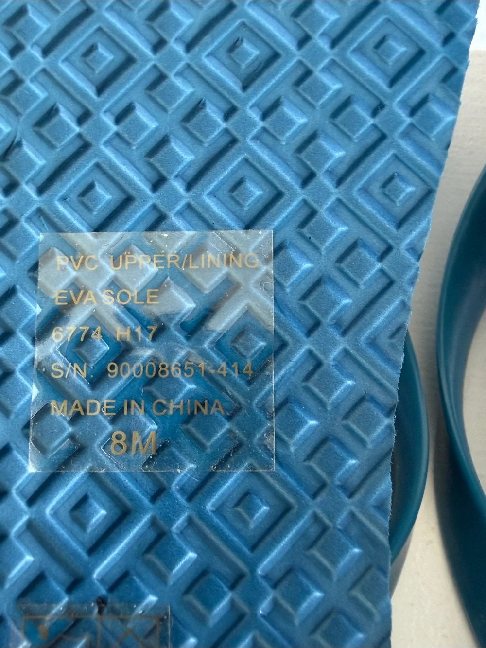 NWOT Tory Burch Teal Floral Logo Flip Sandals